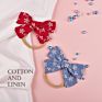 N0325 Baby Girl Nylon Headband Cotton Line Fabric Hair Bow Toddler Cloth Hair Accessories Floral Headwrap Hair Band Super Soft