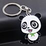 National Treasure Cute Panda High End Metal Promotional Made Metal Panda Keychains