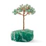 Natural Green Aventurine Tree Semi-Precious Stones Crystal Crafts Rose Quartz Crystal Tree for Wedding Gifts