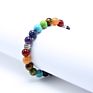 Natural Healing Balance Beads Healing Energy 7 Chakra Beaded Bracelet