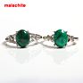 Natural Rose Quartz Malachite Different Gems Adjustable Larimar Ring