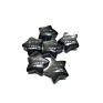 Natural Small Silver Obsidian Crystal Carving Star for Decoration Pendant