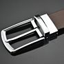 Nbu1642 Black Brown Genuine Leather Men Reversible Belt