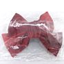 Net Red Flannel Red Big Bow Hairpin Adult Hair Clip Turn Back Spring Clip Headdress