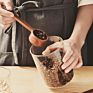 Newest Design Coffee Bean Powder Black Walnut Wood Measuring Scoop with Handle