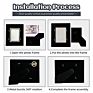 Nordic Rotating 360 Degrees Blue Leather Art Photo Frames for Family Picture