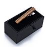 Ob Jewelry- Brass Metal Wooden Tie Clip from Jewelry