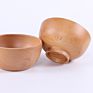 Organic Bowl 100% Natural round Salad Bowl Bamboo Wooden Bowls