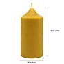 Organic Color Vanilla Pine Cedarwood Palo Santo Eucalyptus Scent Beeswax Candles Natural Large Pillar Made In