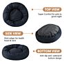 Orthopedic Sofa Frame Washable Calming Travel Dog Bed with Stuff Sack Indoor Designer Cow Luxury round Funny Small Dog Bed