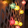 Outlet Mini Chinese Nylon Lantern String Globe Lantern Christmas Tree Decoration String Light Led Lantern Light