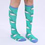 over the Knee High Cotton Women Long Socks Happy Colorful Harajuku Cute Animal Pattern Ladies Long Socks Cotton Socks