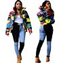 Oversize Arrvial Fall Crop Woman Girl Cotton Unisex Couples down Jacket Coat Wear for Woman