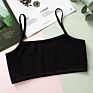 Overstock at Reduced Price Teen Girls Bralette Crop Top Non Padded Bra Tube Camisole Spaghetti Straps Cotton Training Bra