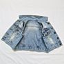 P108056 Spring Boutiques Baby Girls Sleeveless Girls Kids' Jeans Vest Jacket Children's Clothing