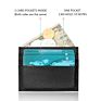 Personalized Genuine Leather Unisex Card Case Sleeves Pocket Slim Minimalist Wallets Rfid Blocking Man Credit Card Holder Wallet
