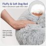 Pet Dog Memory Foam Bed for Large Small Cat House round Plush Mat Sofa Tough Puppy Nest Basket Washable Detachablecat Dog Bed