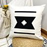 Pillowcases with Tassels Cute Moroccan Style Cushion Covers for Sofa Bed Beige Boho Style Wedding Party Home Decor Pillow Cover