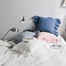 Pink Pillow Shams Cases Covers with Ruffles