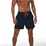 Plain Color Beach Short for Men Navy Beach Shorts