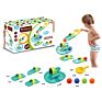 Plastic Diy Sprinkle Gear Animal Crab Ball Slide Track Baby Bath Toys Set for Kids