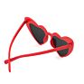 Plastic Promotional Sunglasses Heart Shaped Accept