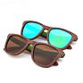 Polarized Shading Lens Sunglasses Handmade Black Walnut Sandwich Frame Sunglasses Design Sunglasses