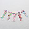 Popular 6Pcs Cute Cartoon Kid Hair Clip Soft Glue Rainbow Lollipop Unicorn Bb Children's Hair Pin