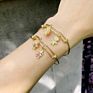 Popular Adjustable Micro Paved Push-Pull Cartoon Stretch Cubic Zircon Boys Girls Charm Bracelets