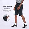 Popular Mens Running Sweat Elastic Waistband Shorts with 3D Solid Cutting Excellent J Pocket