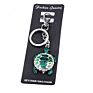 Popular Ocean Tourist Souvenir Birthday Purse Charm Rhinestone Zinc Alloy Pendant Sea Turtle Key Chain Keychain for Gift