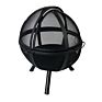 Portable Camping Fire Firebowl Fire Pit with Bbq Grill and Folding Legs