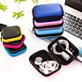 Portable Eva Reusable Usb Cable Zip Storage Bag Travel Earphone Storage Case