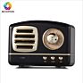 Portable Retro Bt Radio Speaker with Fm Retro Radio Blue Tooth Speaker Mini Music Player Tv Shape Wireless Speakers