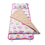 Portable Toddler Travel Nap Mat with Removable Pillow