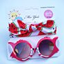 Pretty Children Hair Accessories Set Baby Girl Sunglasses and Headband Sets Cute Bow Hairband for Girl