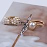 natural freshwater pearl five-pointed star heart butterfly shape rings
