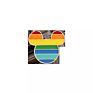 Pride Rainbow Flags Brooch Intersex Enamel Pins Heart Gay Brooches Metal Pin Badge