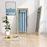 Printed Outdoor Folding Foldable Wooden Canvas Beach Deck Chair