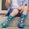 Printing Safety Rubber Garden Shoes Waterproof Rain Boots for Kids