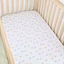 Printing Soft Baby Fitted 100% Cotton Crib Sheet Set