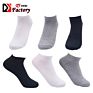 Production Disposable Low Cut Ankle Socks Black White Gray Mens Business Socks