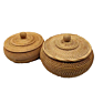 Professional Manufacture Wooden Storage Box with Rattan Cover