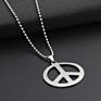 Promotion Items Word Peace Pendant Peace Sign Necklace