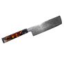 Promotional Chef's Knife 7.5 Inch Damascus Steel Santoku Knife Cleaver Nakiri Knives with Resin Handle
