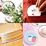 Promotional Pattern Printed Small Cute round Plastic Pocket Cosmetic Mirror/ Pocket Cosmetic Mirror for Kids Gift