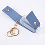 Protable Key Ring Cover Storage Bags Home Bag with Bottles Pu Leather Tassel Holder Keychain Hand Sanitizer Bottle Case