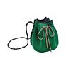 Pure Green Color Bucket Type Print Neoprene Handbag Women Tote Bags