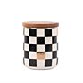 Pure White Sublimation Cookie Jar Ceramic with Bamboo Lid