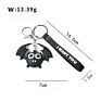 Pvc Black Bat Key Chain Ring Design Modern Popular Exclusive Little Mini 3D Keychain Eco-Friendly Plastic